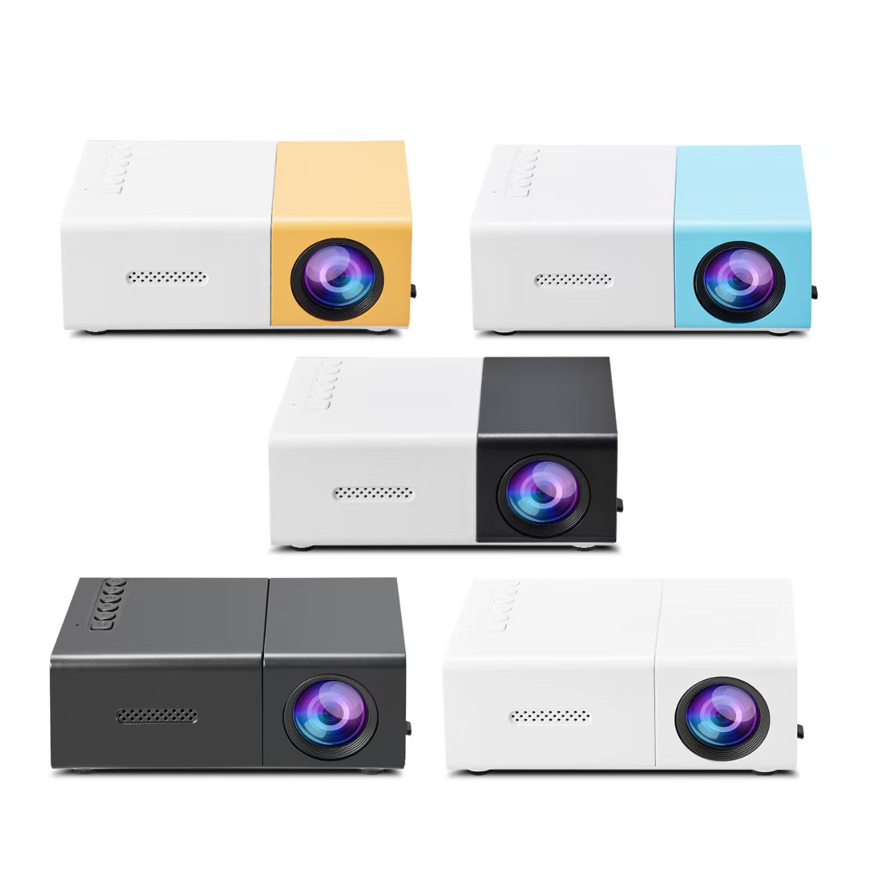 Home Improvement Videos - Mini projecteur LED amélioré YG300, portable,