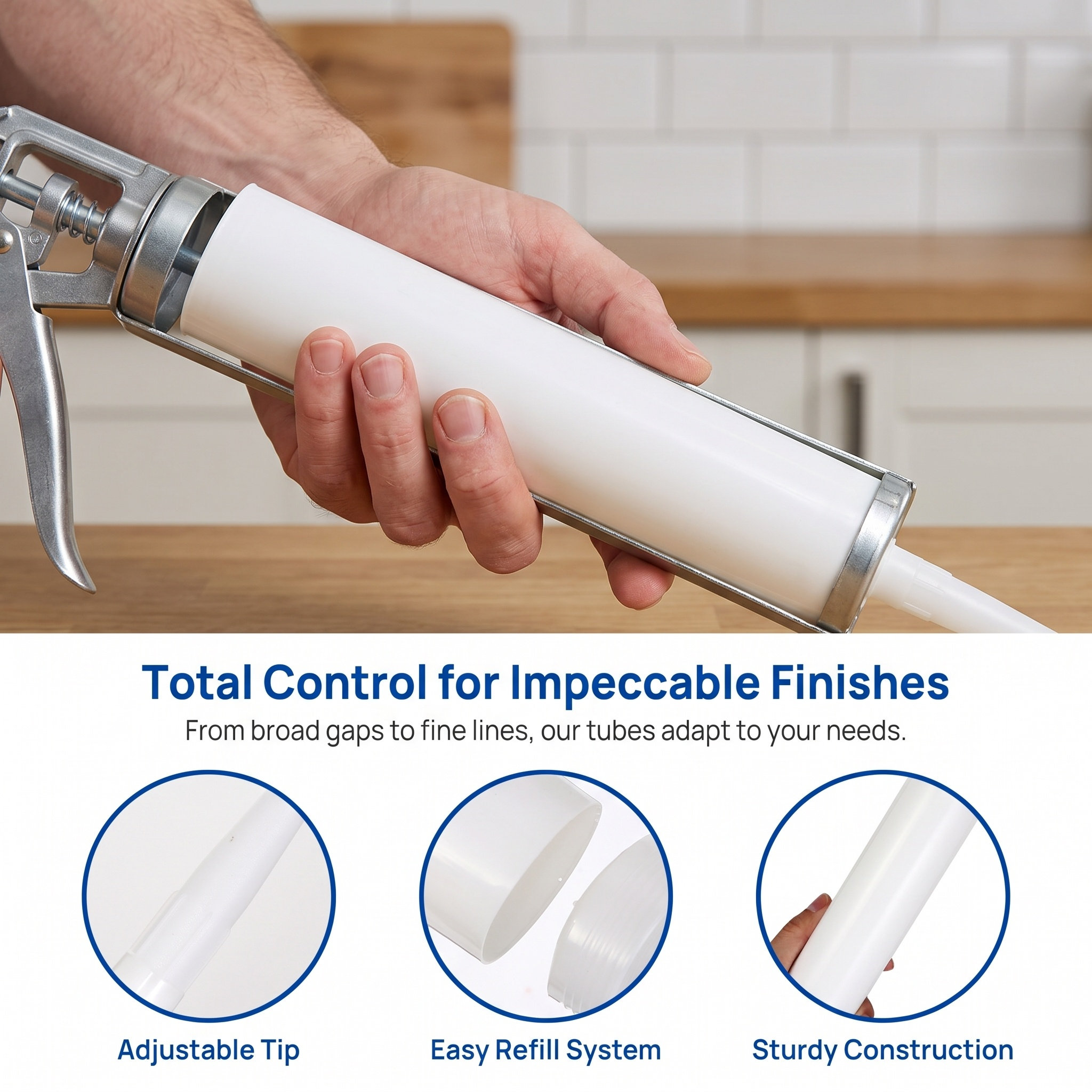 Home Improvement In Usa - Tubes de mastic vides et rechargeables,