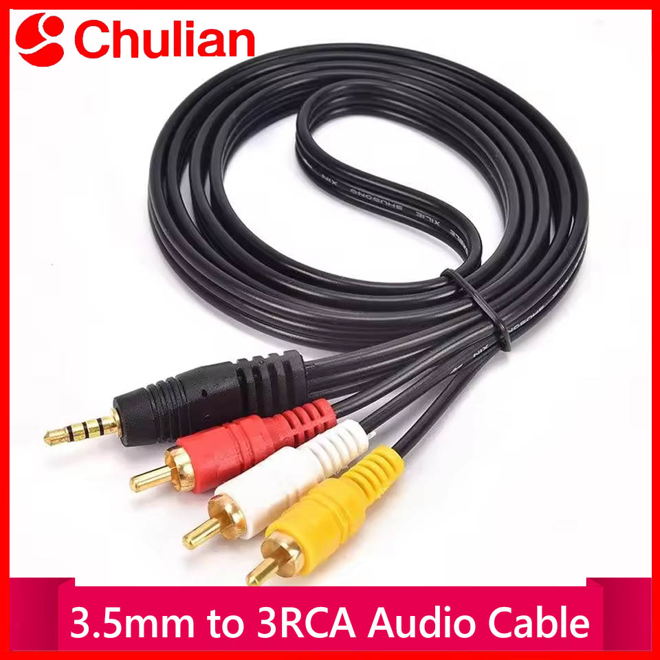 Home Improvement Videos - Câble audio-vidéo plaqué or 3,5 mm