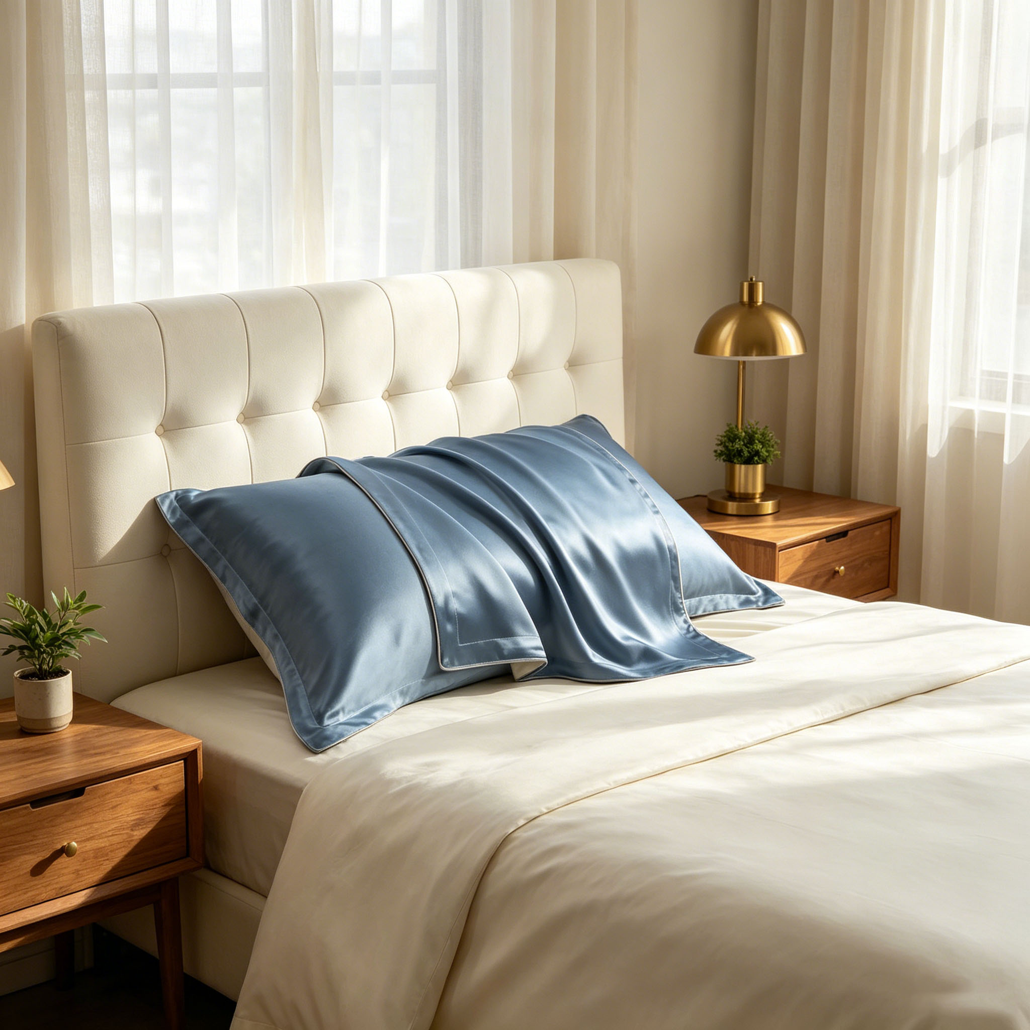 Home Improvement Business - Taie d'oreiller en soie 40 Momme,