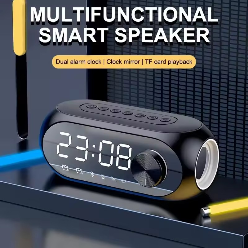 Home Improvement Videos - Haut-parleur Bluetooth sans fil, réveil, radio