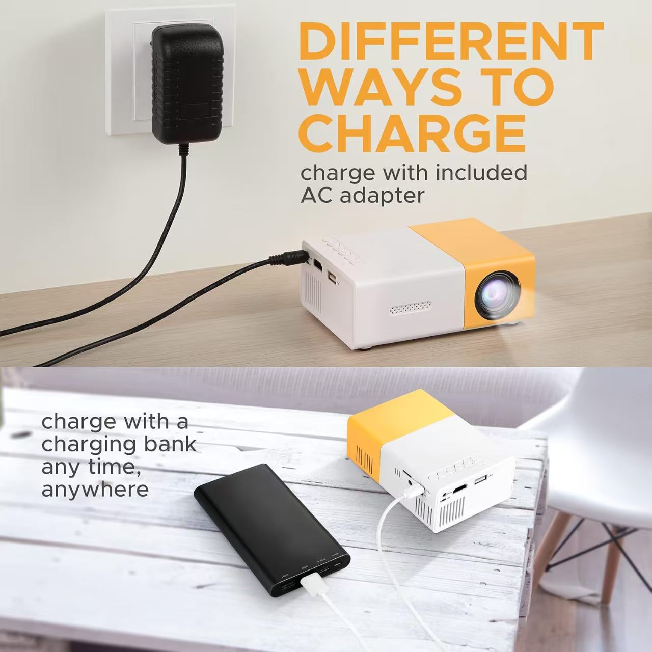 Mini projecteur LED amélioré Y - Home Improvement Videos avis et prix