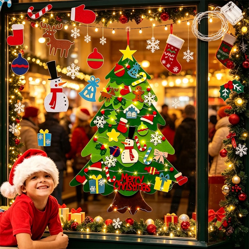 Arbre de Noël en feutre à fair - Home Improvement News avis et prix