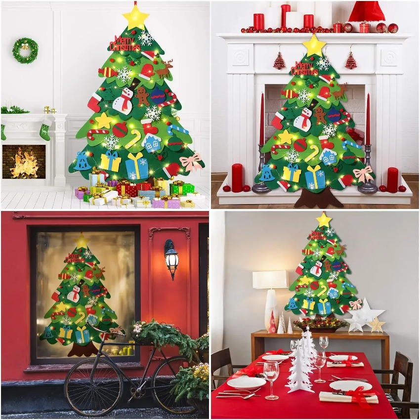 Arbre de Noël en feutre à fair - Home Improvement News avis et prix